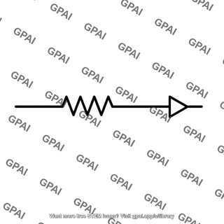 Noninverting input series resistor