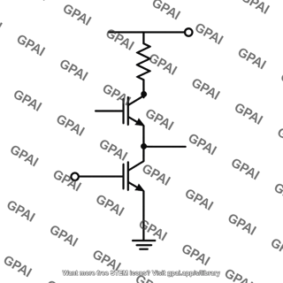 Differential half circuit cascode