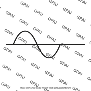 Output sine wave
