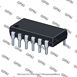 Plastic dual in line ic package 8 pin