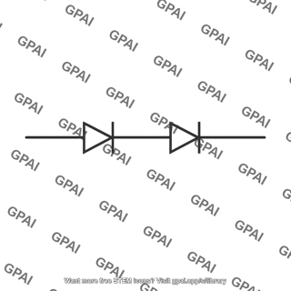 Series connected diodes