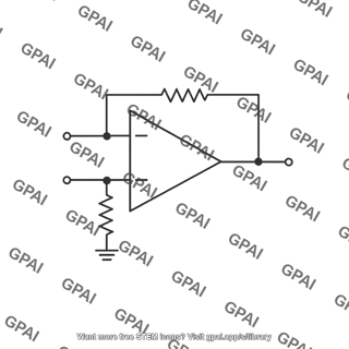 Op amp noninverting configuration