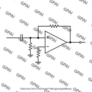 Ac coupled noninverting amplifier
