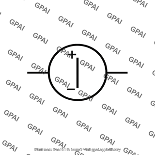 Voltage source symbol