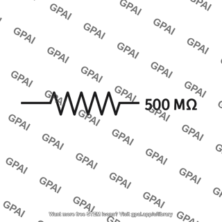 Resistor 500 megohm