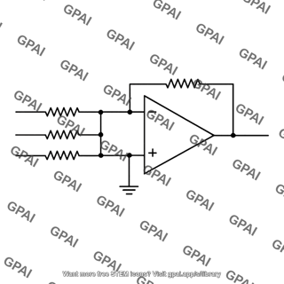 Output summing amplifier