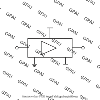 Amplifier stage with supply connections
