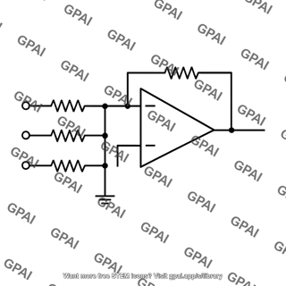 Op amp summing circuit