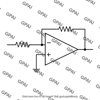 Inverter op amp stage