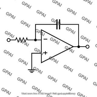 Integrator op amp stage