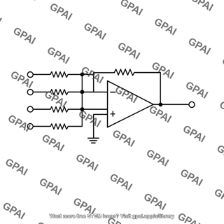 Weighted summer op amp