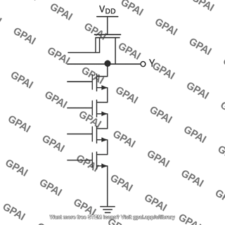 Pseudo nmos nand gate