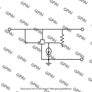 Mosfet t model with output resistance