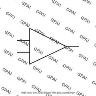 Preamplifier triangle symbol