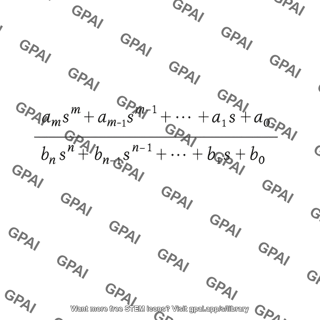Transfer function rational form