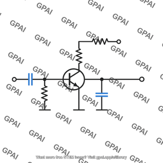 Single stage transistor amplifier