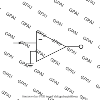 Single ended inverting amplifier