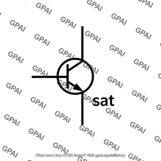 Npn transistor saturated