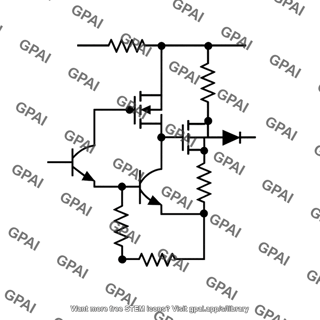 Output short circuit protection network