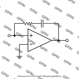 Op amp integrator noninverting