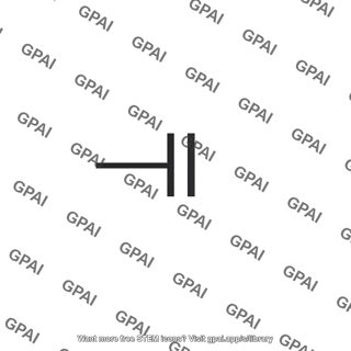 Single terminal gate input capacitance