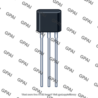 Electronic component four leads
