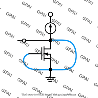Bootstrapped mesfet current source