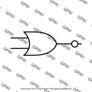 Two input nor gate symbol