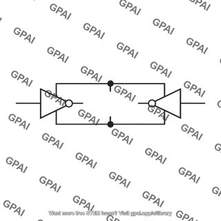 Cross coupled inverter latch