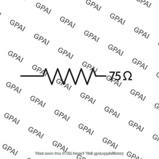 Resistor 75 ohm