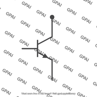 Bipolar junction transistor symbol