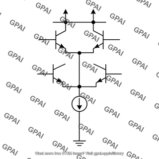 Current mirror loaded differential input stage