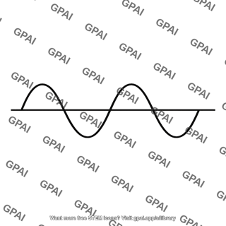 Output voltage signal sinusoid