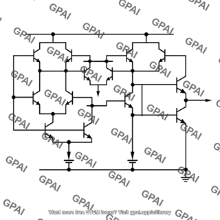 Bjt operational amplifier internal schematic