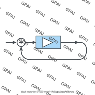 Positive feedback loop block diagram