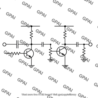 Discrete circuit amplifier