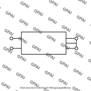 Two port network short circuited output
