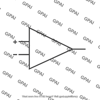 Open loop operational amplifier