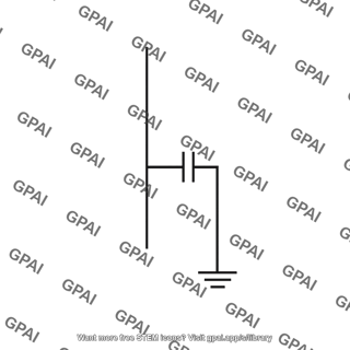 Bit line capacitance to ground