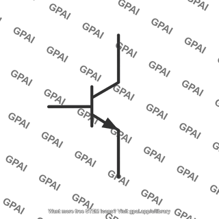 Npn transistor circuit symbol