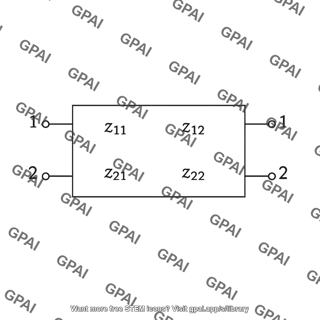 Z parameter two port network