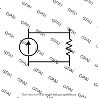 Finite output resistance current source