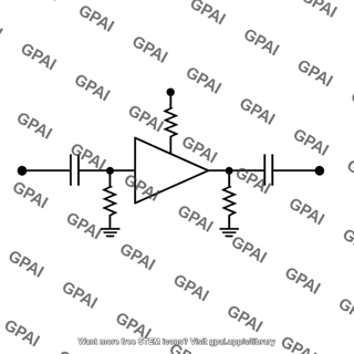 Capacitively coupled amplifier