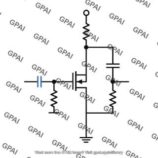 Discrete mos amplifier