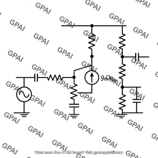 Common emitter amplifier small signal equivalent