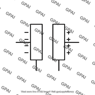 Storage capacitor charged
