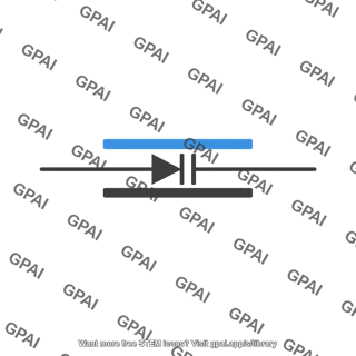 Diode between plates
