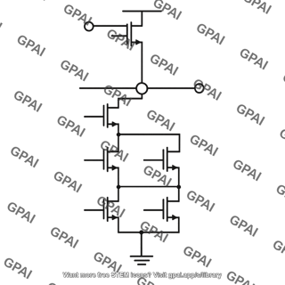 Pseudo nmos logic circuit