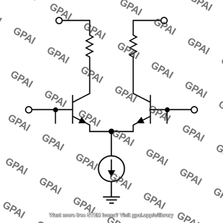 Bjt differential amplifier