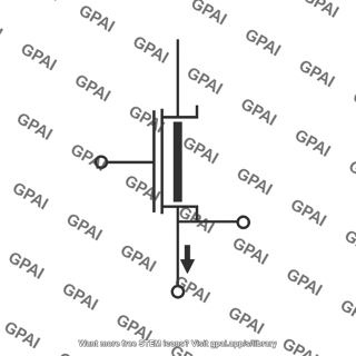 Mosfet four terminal symbol